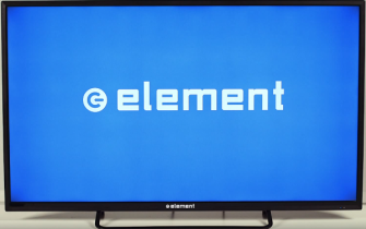 element tv black screen